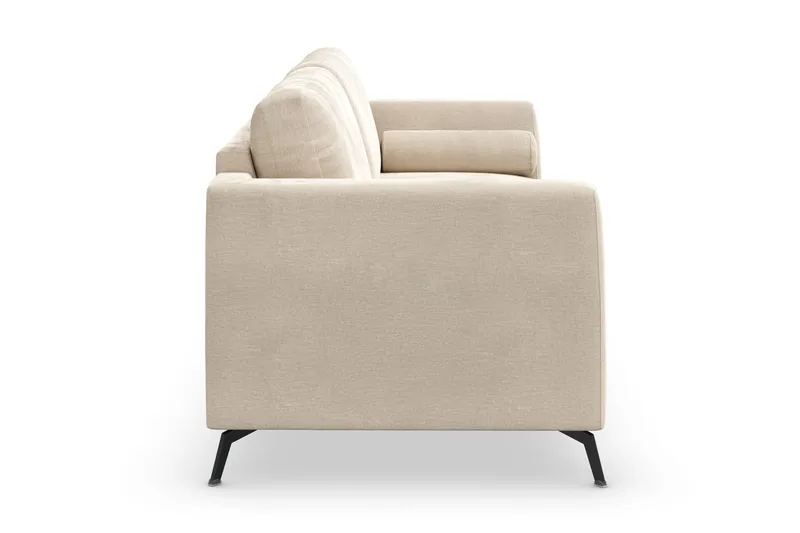 Ocean Lyx 3-sits Sammetssoffa - Beige - Möbler - Soffa - Sammetssoffa