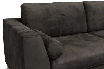 Ocean Lyx 3-sits Soffa - Mörkgrå/Sammet - Möbler - Soffa - Sammetssoffa