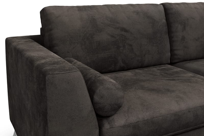 Ocean Lyx 3-sits Soffa - Mörkgrå/Sammet - Möbler - Soffa - Sammetssoffa