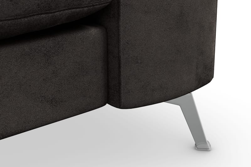 Ocean Lyx 3-sits Soffa - Mörkgrå/Sammet - Möbler - Soffa - Sammetssoffa