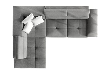 Oertel 5-sits Bäddsoffa Vänster - Grön - Möbler - Soffa - Sammetssoffa