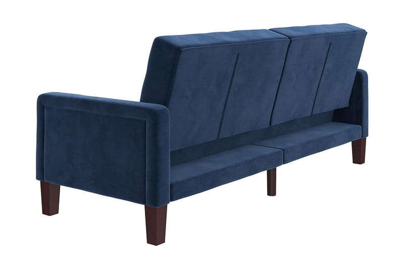 Porter 2-sits Bäddsoffa Sammet/Blå - Dorel Home - Möbler - Soffa - Sammetssoffa