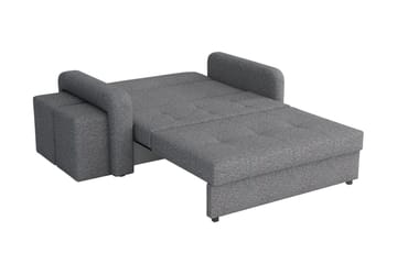 Ramdalen 2-sits Bäddsoffa Vänster - Sammet/Svart - Möbler - Soffa - Bäddsoffa - 2 sits bäddsoffa