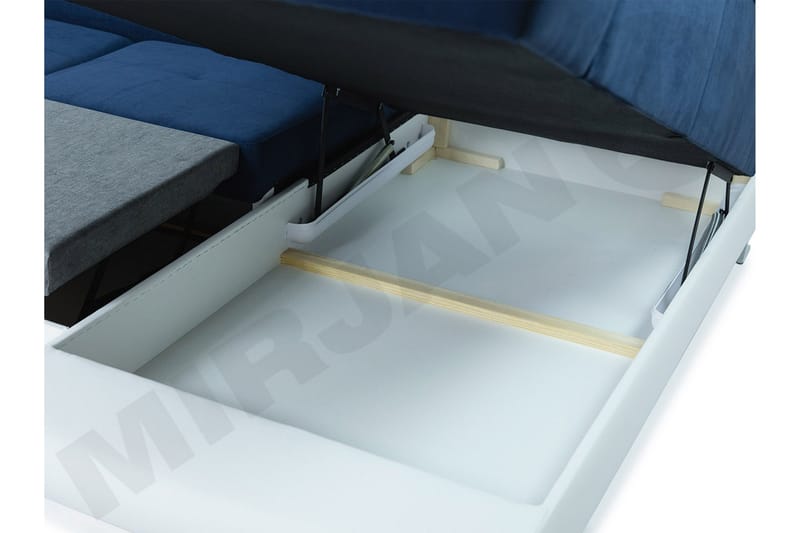 Reginia 5-sits Bäddsoffa Vänster - Rosa - Möbler - Soffa - Bäddsoffa - Bäddsoffa divan