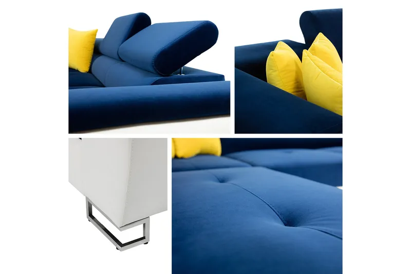 Reginia Bäddsoffa Vänster - Möbler - Soffa - Sammetssoffa