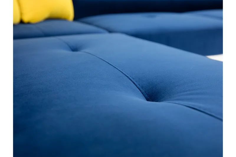 Reginia Hörnsoffa Höger - Grå - Möbler - Soffa - Sammetssoffa