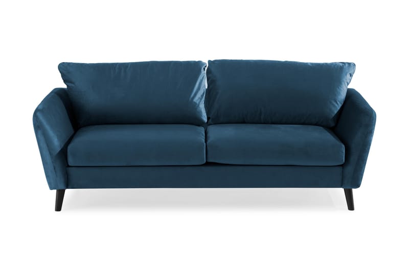 Sammetssoffa Colt 3-sits - Midnattsblå - Sammetssoffa - 3 sits soffa