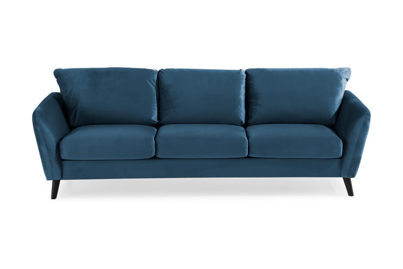 Sammetssoffa Colt 3-sits - Midnattsblå - Sammetssoffa - 3 sits soffa