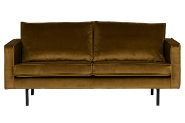Sammetssoffa Dotty 2,5-sits - Honungsgul - Möbler - Soffa - Sammetssoffa