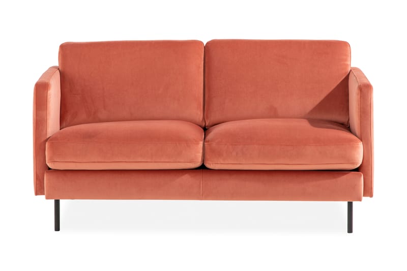 Sammetssoffa Elion 2-sits - Rosa - Sammetssoffa - 2 sits soffa