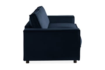 Sammetssoffa Leonora 4-sits - Blå - Möbler - Soffa - Sammetssoffa