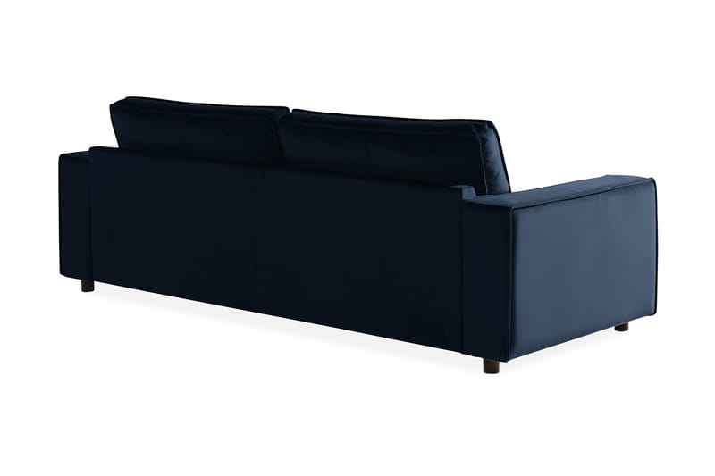 Sammetssoffa Leonora 4-sits - Blå - Möbler - Soffa - Sammetssoffa