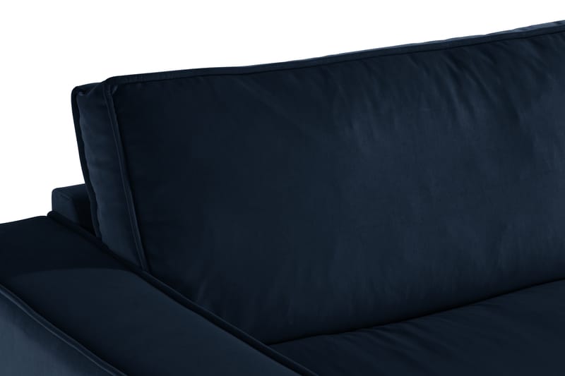 Sammetssoffa Leonora 4-sits - Blå - Möbler - Soffa - Sammetssoffa