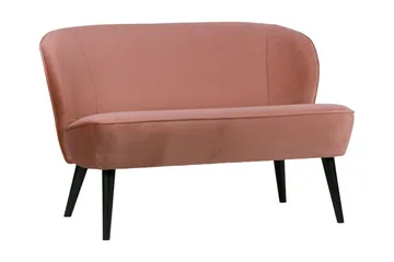 Serra Sammetssoffa Vintage - Rosa - Möbler - Soffa - Sammetssoffa