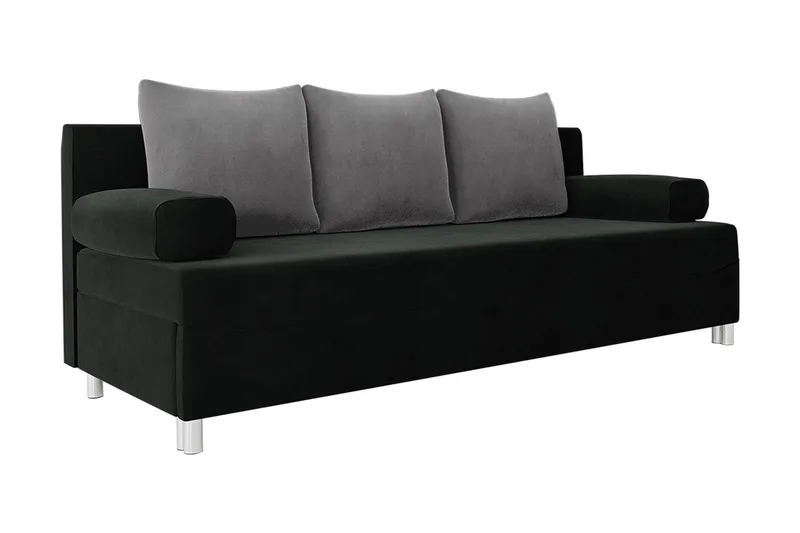 Skatteg Bäddsoffa - Svart/Grå - Möbler - Soffa - Bäddsoffa - 3 sits bäddsoffa