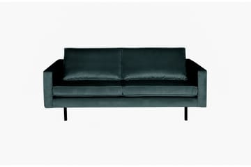 Soffa Dotty 2,5-sits Sammet - Blågrön - Möbler - Soffa - Sammetssoffa
