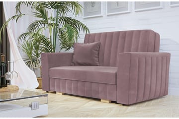 Soffa Hedensö - Ljusrosa - Möbler - Soffa - Sammetssoffa
