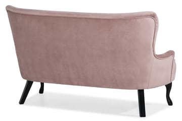 Soffa Thunia Sammet - Ljusrosa - Möbler - Soffa - Sammetssoffa