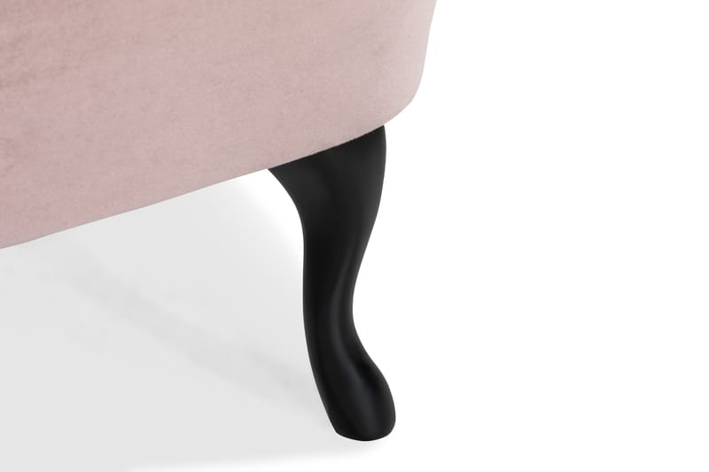 Soffa Thunia Sammet - Ljusrosa - Möbler - Soffa - Sammetssoffa
