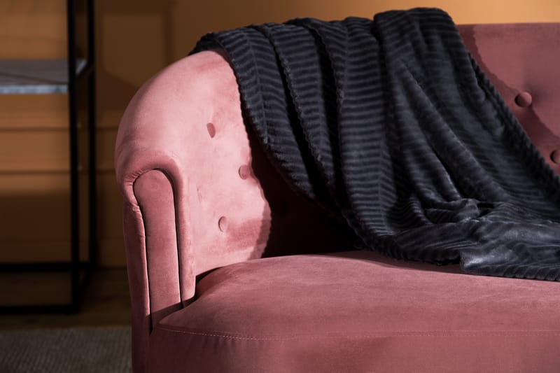Soffa Thunia Siss Sammet - Rostrosa - Möbler - Soffa - Sammetssoffa
