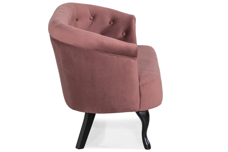 Soffa Thunia Siss Sammet - Rostrosa - Möbler - Soffa - Sammetssoffa