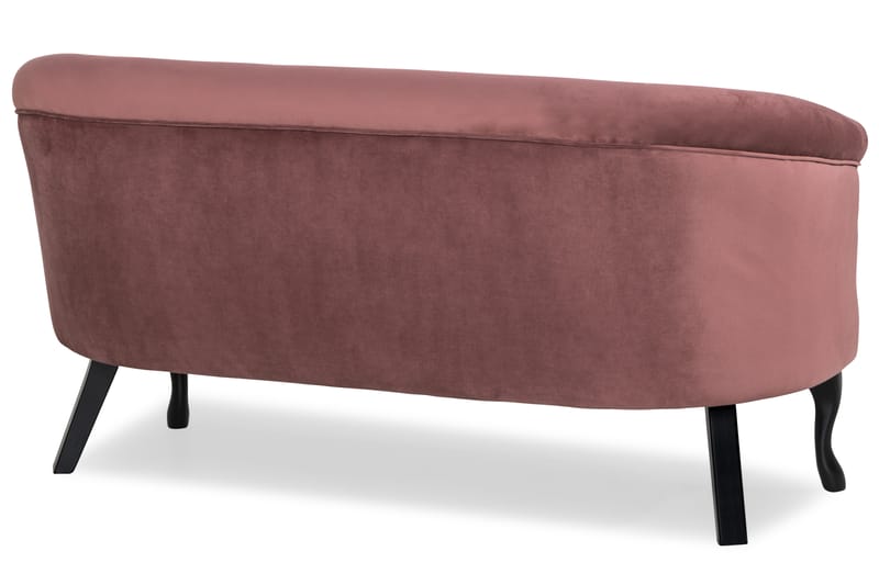 Soffa Thunia Siss Sammet - Rostrosa - Möbler - Soffa - Sammetssoffa