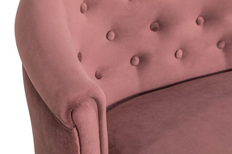Soffa Thunia Siss Sammet - Rostrosa - Möbler - Soffa - Sammetssoffa