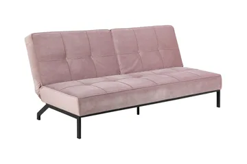 Stefan Bäddsoffa Sammet - Rosa - Möbler - Soffa - Sammetssoffa