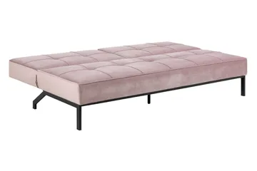 Stefan Bäddsoffa Sammet - Rosa - Möbler - Soffa - Sammetssoffa