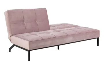 Stefan Bäddsoffa Sammet - Rosa - Möbler - Soffa - Sammetssoffa