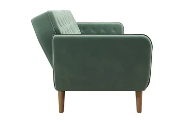 Tallulah 2-sits Bäddsoffa Sammet/Ljusgrön - Novogratz - Möbler - Soffa - Sammetssoffa