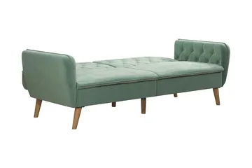 Tallulah 2-sits Bäddsoffa Sammet/Ljusgrön - Novogratz - Möbler - Soffa - Sammetssoffa