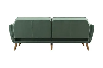 Tallulah 2-sits Bäddsoffa Sammet/Ljusgrön - Novogratz - Möbler - Soffa - Sammetssoffa