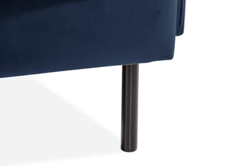 Teodin Sammetssoffa 2-sits - Blå - Möbler - Soffa - Sammetssoffa