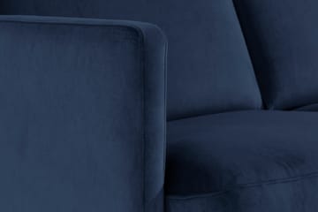 Teodin Sammetssoffa 2-sits - Blå - Möbler - Soffa - Sammetssoffa