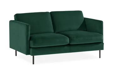 Teodin Sammetssoffa 2-sits - Grön - Möbler - Soffa - Sammetssoffa