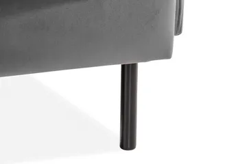 Teodin Sammetssoffa 2-sits - Ljusgrå - Möbler - Soffa - Sammetssoffa