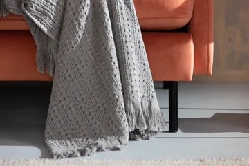 Teodin Sammetssoffa 2-sits - Rosa - Möbler - Soffa - Sammetssoffa