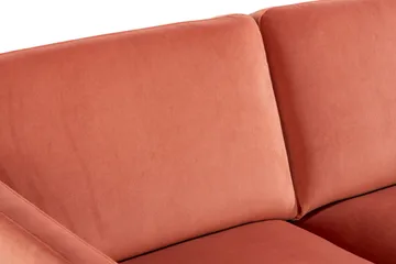Teodin Sammetssoffa 2-sits - Rosa - Möbler - Soffa - Sammetssoffa
