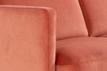 Teodin Sammetssoffa 2-sits - Rosa - Möbler - Soffa - Sammetssoffa