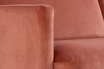 Teodin Sammetssoffa 3-sits - Rosa - Möbler - Soffa - Sammetssoffa