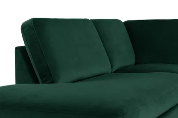 Teodin U-soffa med Divan Sammet Höger - Grön - Möbler - Soffa - Sammetssoffa