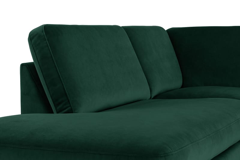 Teodin U-soffa med Divan Sammet Höger - Grön - Möbler - Soffa - Sammetssoffa