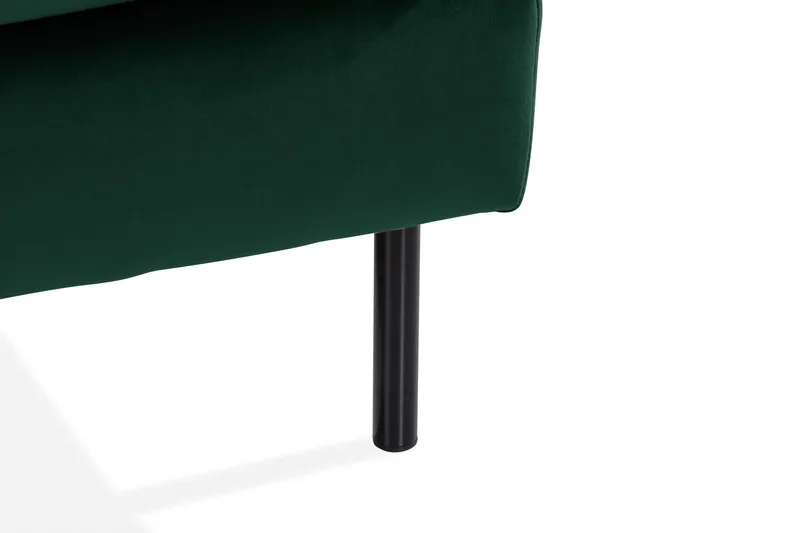 Teodin U-soffa med Divan Sammet Höger - Grön - Möbler - Soffa - Sammetssoffa