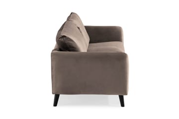 Trend 2-sits Sammetssoffa - Brun - Möbler - Soffa - Sammetssoffa