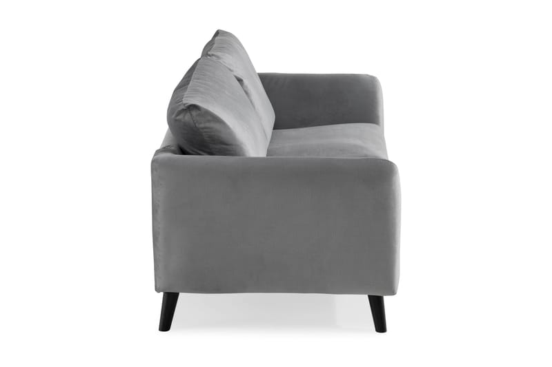 Trend 2-sits Sammetssoffa - Ljusgrå - Möbler - Soffa - Sammetssoffa