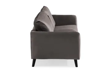 Trend 2-sits Sammetssoffa - Mörkgrå - Möbler - Soffa - Sammetssoffa