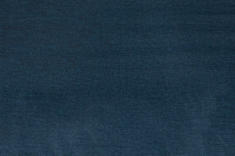 Trend 3-sits Rektangulär Sammetssoffa med Svängda Armstöd - Blå - Möbler - Soffa - Sammetssoffa