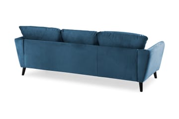 Trend 3-sits Sammetssoffa - Blå - Möbler - Soffa - Sammetssoffa