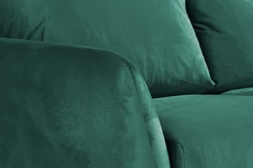 Trend 3-sits Sammetssoffa - Grön - Möbler - Soffa - Sammetssoffa